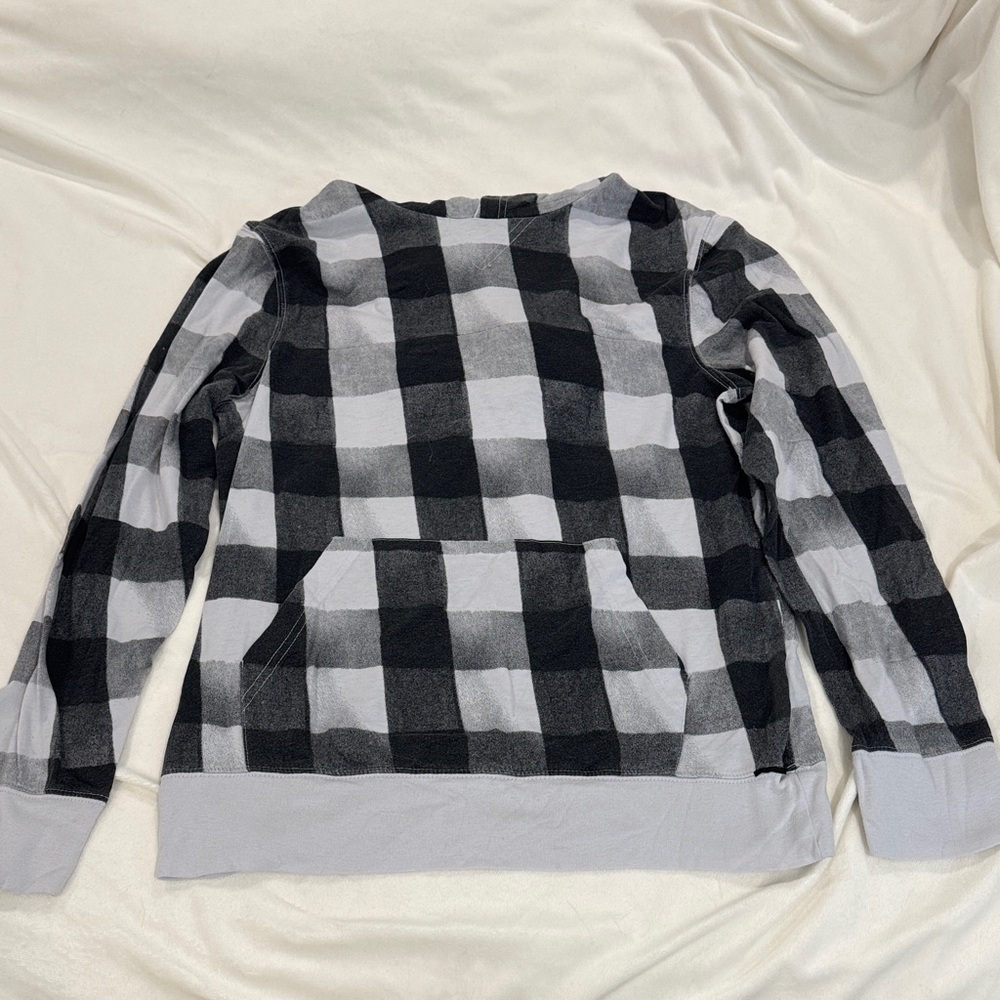 On the Byas Black and White Checkered Sweater